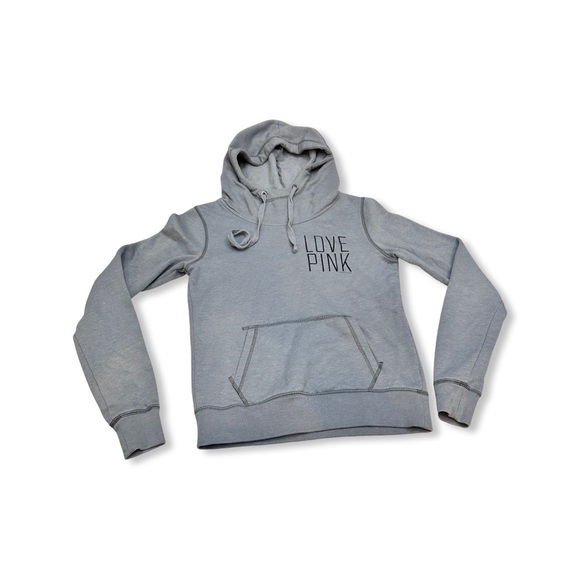 Pink by Victoria’s Secret Gray Hoodie - Picture 4 of 9
